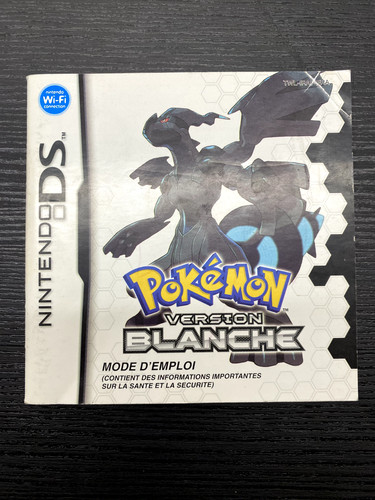 Notice seule pokémon version - notice,