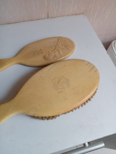 Lot support brosse ancienne - brosse,