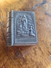 ANCIENNE BOITE A CHAPELET FORME MISSEL