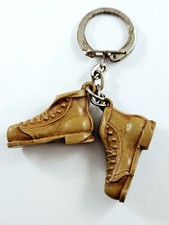 PORTE-CLES - Miniatures 3D - PAIRE de BOTTES Chaussures - MODE Vintage Années 60