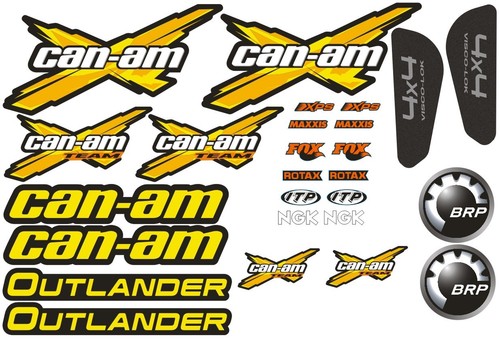 Kit autocollants can am - kit, d'autocollants