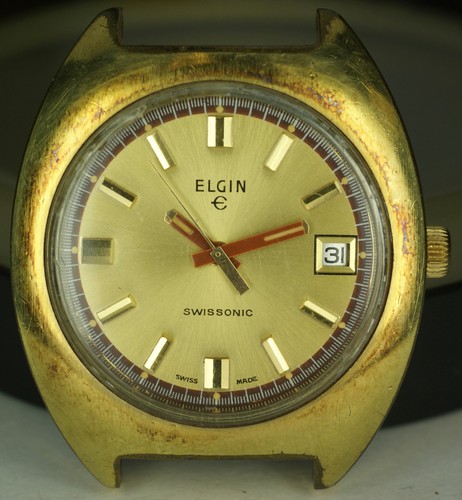 Vintage elgin 38mm swissonic - vintage,