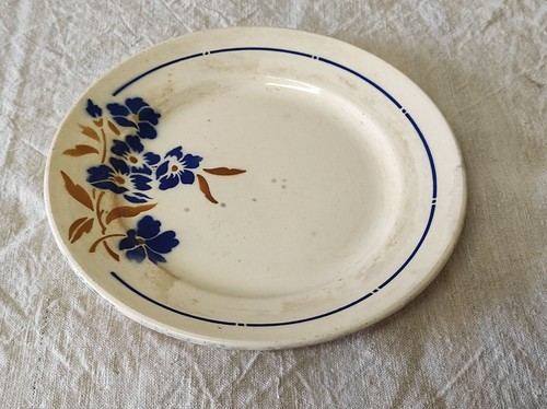 Ancienne assiette demi - en,