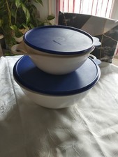 tupperware lot De 2 Saladier Pouce 7.5 Et 2.75 Litre 