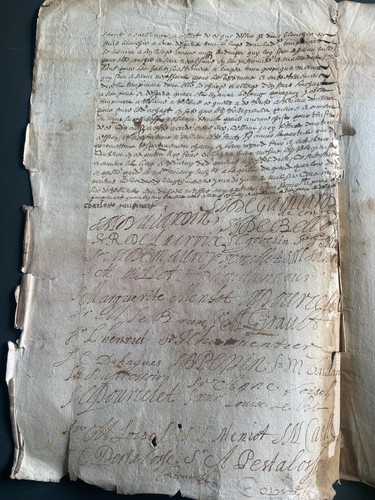 Pétition manuscrite