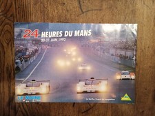 RARE Affiche 24h Du Mans 1992 ** Journal Le Maine Libre**