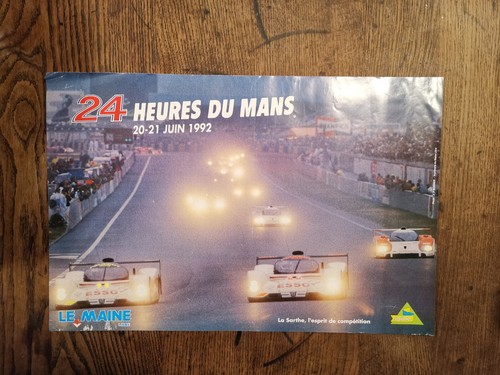 Rare affiche 24h mans 1992 - affiche,