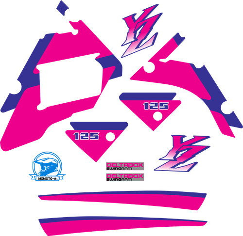 Yamaha 125 1992 - 1992, decal