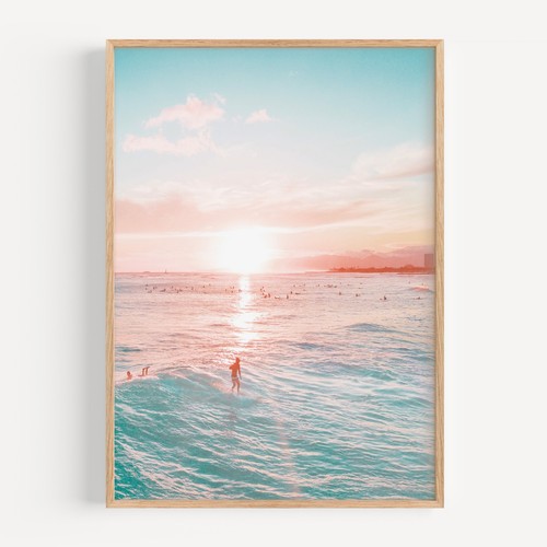 Beach ocean relaxing wall - wall, art
