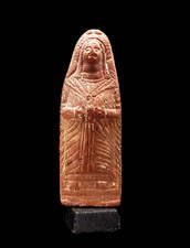 STATUETTE VOTIVE - DEESSE TANIT - 500/400 BC - PHENICIAN FIGURE - GODDESS TANIT