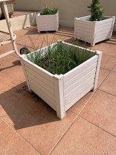 BAC A FLEURS GROFILLEX  AVEC RESERVE D EAU / 39*39 H 31