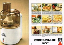 PUBLICITE advertising 033 1979   SEB   le robot minute (2 pages)          260313