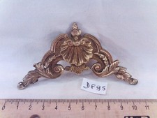 Paire de décors en bronze d'ameublement style Louis XV  10,4 x 5,5 cm ( DF95)