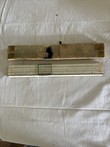 Ancienne règle calcul - ancienne,