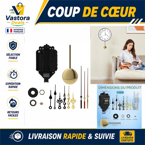 Mouvement horloge quartz - mouvement, à