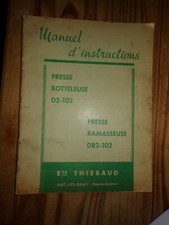 MANUEL D'INSTRUCTIONS Presse