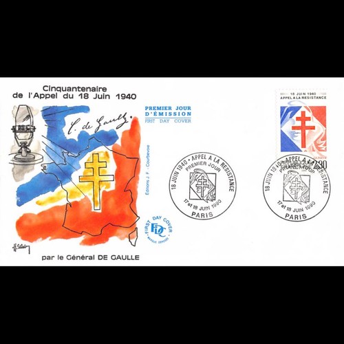 Fdc cinquantenaire appel - -,