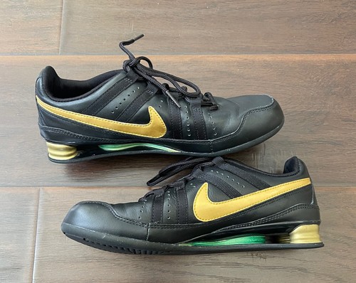 Nike shox rivalry black gold - shox, black/gold