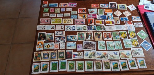 Lot timbres stamps cüba - timbres,