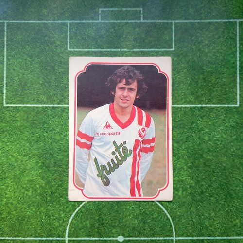 Carte michel platini football - carte,