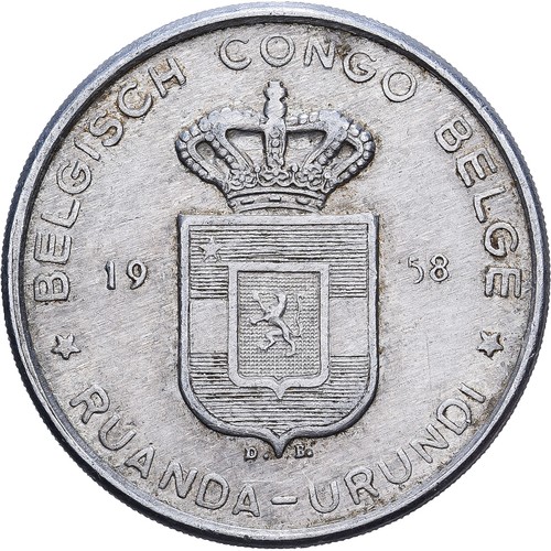 Congo belge francs 1958 - congo, 5
