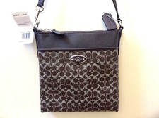 COACH NWT BROWN COURIER