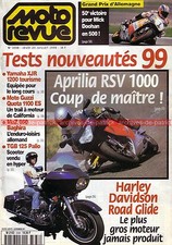 MOTO REVUE 3338 GUZZI 1100 QUOTA ES APRILIA RSV 1000 MUZ 660 YAMAHA XJR 1200