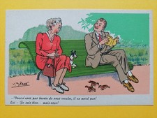 CPA HUMOUR Dessin signée