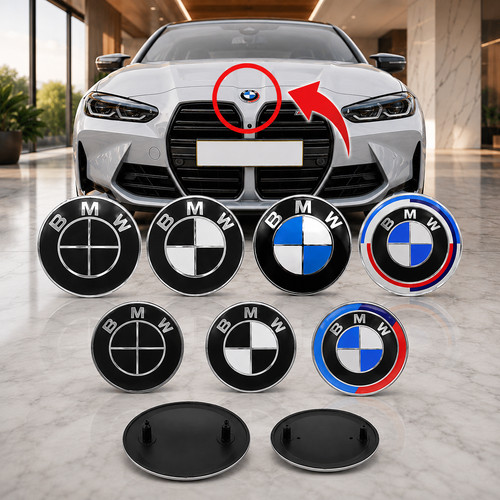 Emblème bmw fibre carbone - bmw,