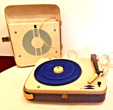ANCIEN PETIT ELECTROPHONE TOURNE DISQUE   MARQUE RADIOLA  30X25X13CM