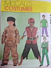 4163 PATRON McCALL'S  COSTUME DAVID CROCKETT PIRATE ROBIN ETC.. 3 AU 8 ANS
