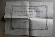 Diplôme concours1895