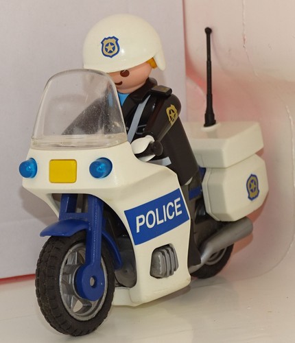 Playmobil police moto - -,