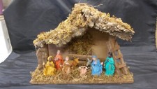 CRECHE DE NOEL Bois  PETIT