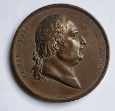 LOUIS XVIII Médaille pour l’industrie Encouragements et récompenses 1823