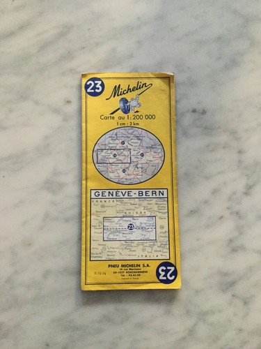 Carte routière michelin 23 - routière,