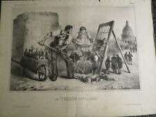 GRANDVILLE Litho CARICATURE
