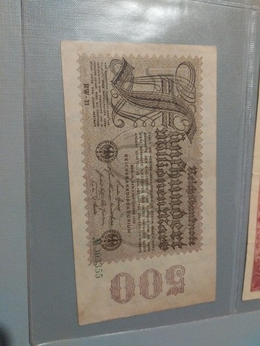 Allemagne germany billet 500 - germany,