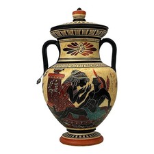 Vase amphore Achille et dieu