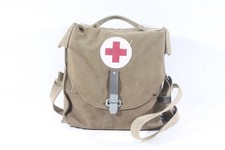 Ancienne Sacoche En Tissu NVA Médecin Trousse De Secours Sac De Voyage Vintage