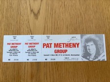 billet de concert.  PAT METHENY GROUP