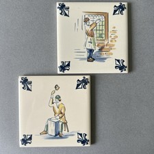 2 Petits Carreaux Faïence KLM