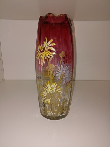 Grand vase legras emaillé - legras,