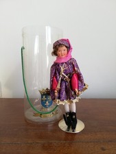 Poupée folklorique historique Louis X Philippe boite inscription doll vintage