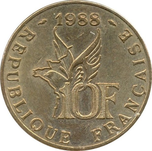 France francs rolland - france, 10
