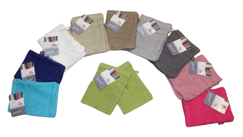 Lot gants de toilette - lot,