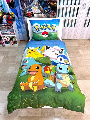 Pokemon set lit - lit, housse