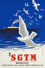 AFFICHE POSTER. Marseille Sgtm