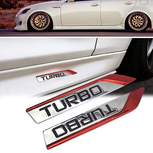 Turbo logo car emblem - 3d,