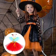 1 ensemble de tutu de clown : robe tutu de avec bandeau pour filles